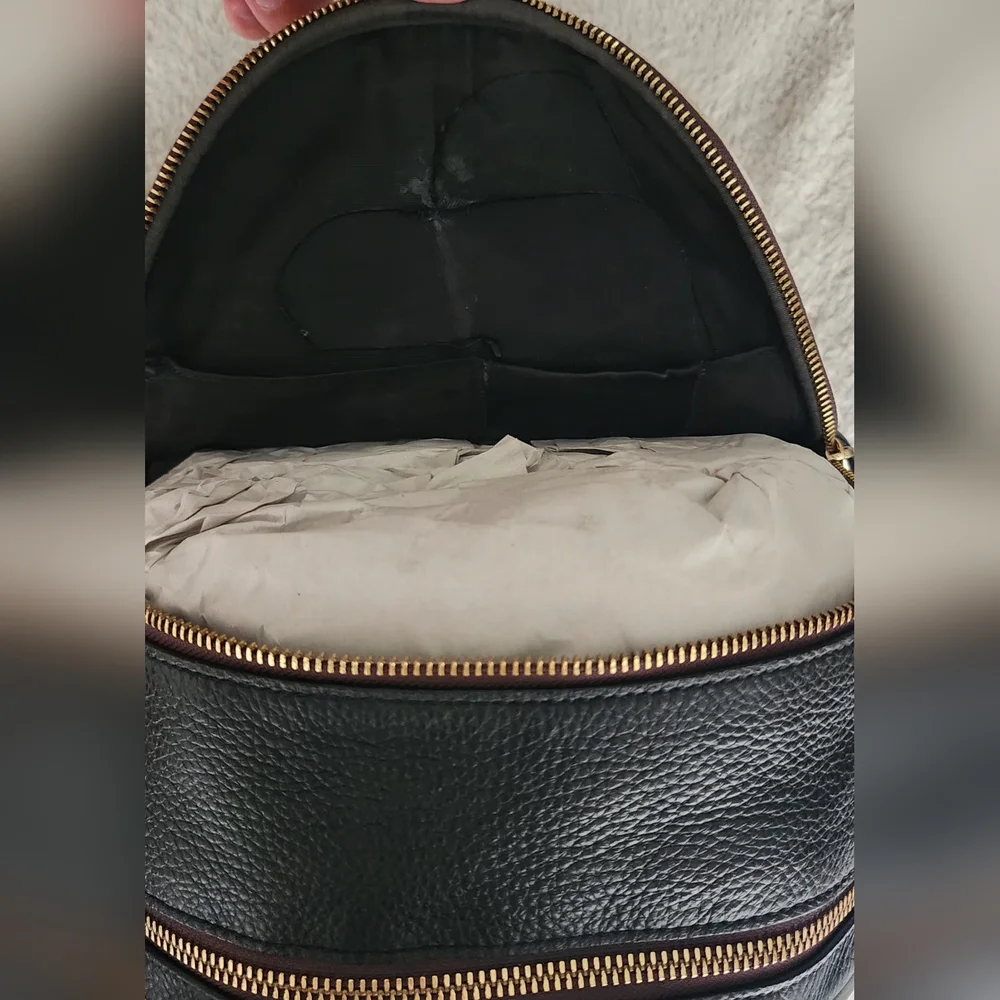 Coach Medium Court Tiger Print Backpack With Matching Wristlet - Picture 10 of 10